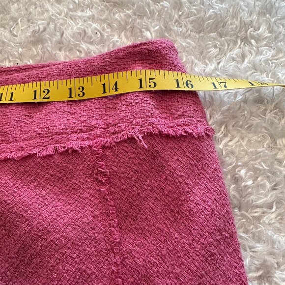 🌷Y2K🌷W.D.N.Y. Silk Lined Pink Barbiecore Skirt Women's Size 10 - Picture 5 of 12